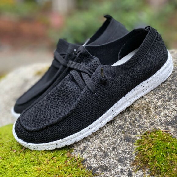 Gypsy Jazz PEP 2 Black Slip On Sneaker Boat Shoe - Picture 6 of 12